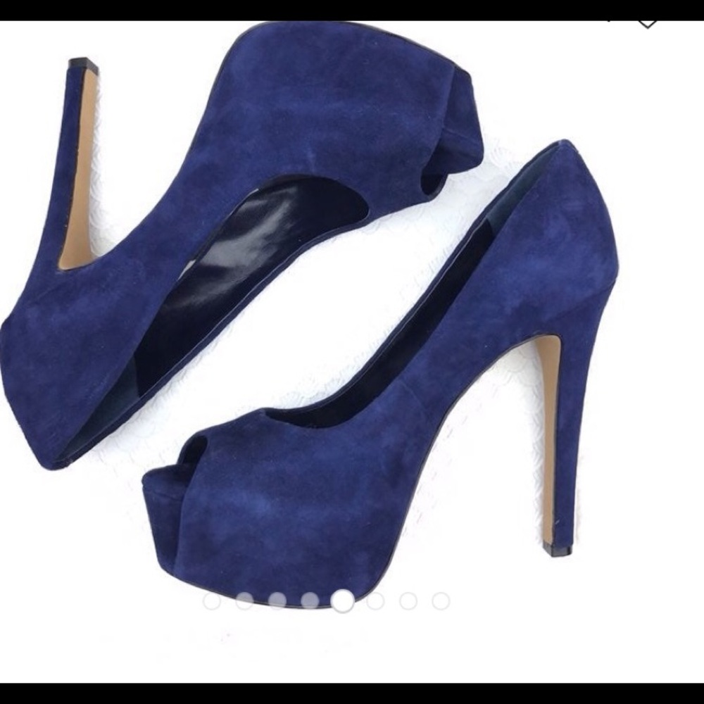 *Price lowered!!* Jessica Simpson Blue platforms